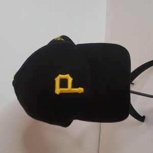Pittsburgh Pirates MLB Black Baseball Cap Hat Size Small/Medium New Era
